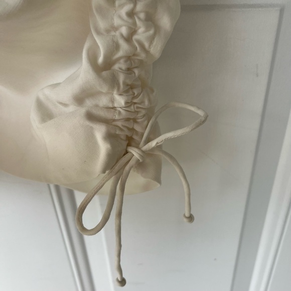 •Worth• Cream Cinched Hem Cropped Pants - Size 14 - Picture 5 of 9